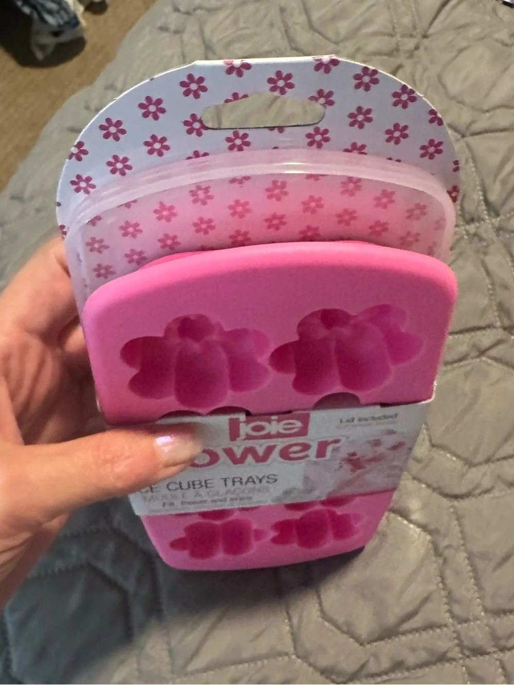 Joie Pink Flower Ice Cube Tray